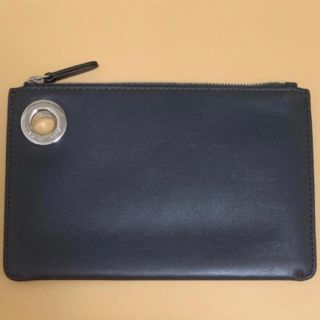 マイケルコース(Michael Kors)の新品　MK レザー ポーチ　中サイズ(ポーチ)