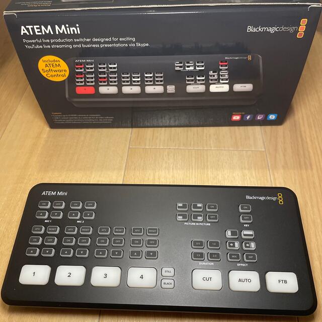 Atem mini Blackmagic 配信　キャプチャーボードPC/タブレット