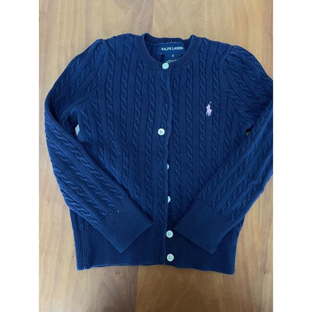 Ralph Lauren(ラルフローレン)のラルフローレン  カーディガン　4T キッズ/ベビー/マタニティのキッズ服女の子用(90cm~)(カーディガン)の商品写真