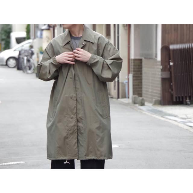 メンズAURALEE CHAMBRAY BIG SOUTIEN COAT