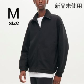 ユニクロ(UNIQLO)のユニクロU UNIQLO U ボアスウェットトラックジャケット 黒 M(スウェット)