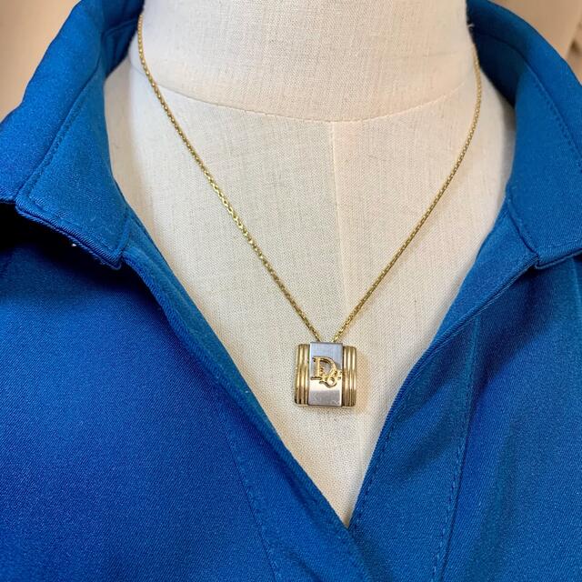 美品✨Dior ディオール ロゴモチーフ ヴィンテージネックレス | mdh.com.sa
