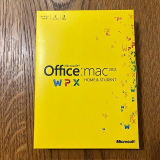 マイクロソフト(Microsoft)のMicrosoft OFFICE FOR MAC H&S 2011J ファミリー(その他)