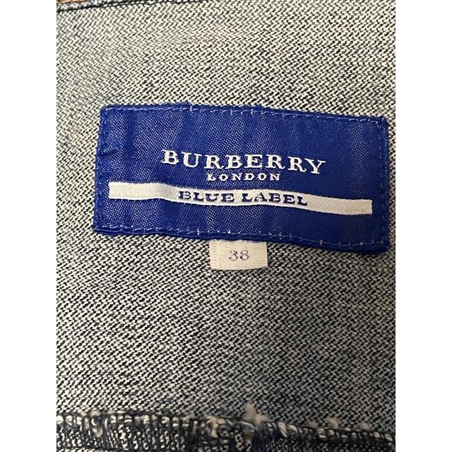 BURBERRY BLUE LABEL(バーバリーブルーレーベル)のBURBERRY  BLUE  LABEL  レアなGジャン  サイズ38 レディースのジャケット/アウター(Gジャン/デニムジャケット)の商品写真