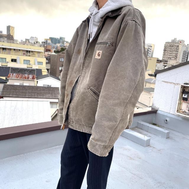 carhartt - Carhartt カバーオール ダック地 襟コーデュロイ 90s us古着の通販 by Reviver clothes