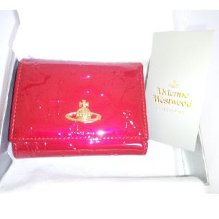 ヴィヴィアンウエストウッド(Vivienne Westwood)のヴィヴィアンウエストウッド　三つ折り財布 ピンク　Dream様専用(折り財布)