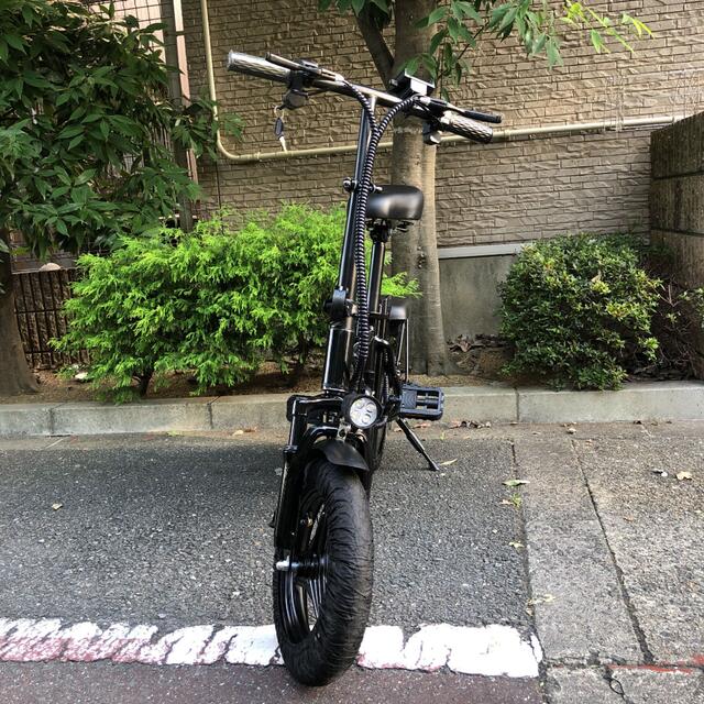 ひねちゃ キーレス防犯タイヤロック リミッターカット フル電動自転車