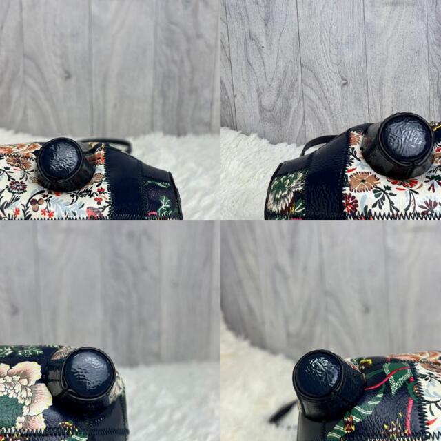 偉大な 希少♡極美品♡トリーバーチ レザー マルチカラー パッチワーク