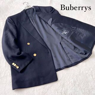 BURBERRY - 66 【極美品】バーバリ 紺ブレ 金ボタン シャドーホース 