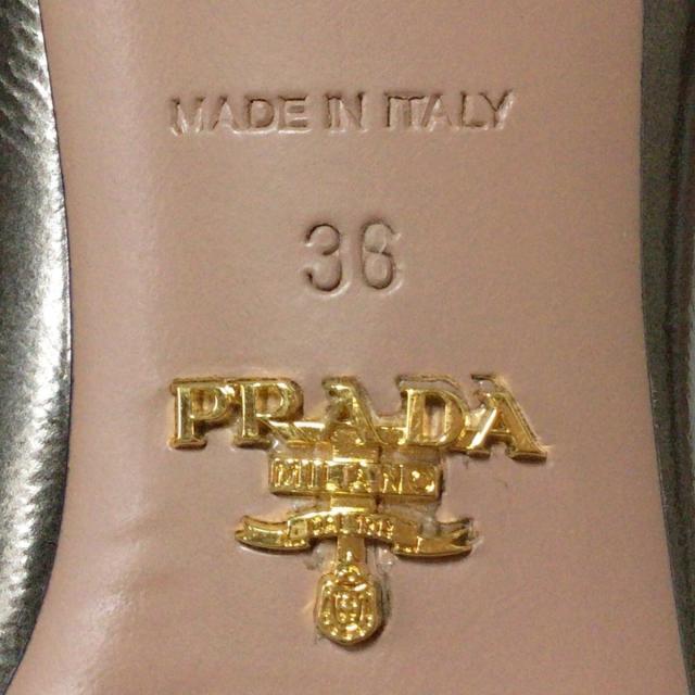 PRADA(プラダ)のプラダ パンプス 36 レディース - レザー レディースの靴/シューズ(ハイヒール/パンプス)の商品写真