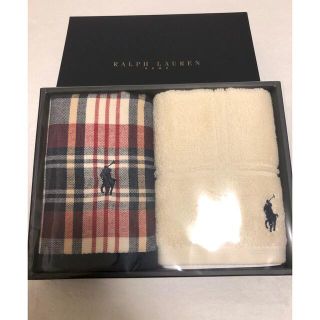 ポロラルフローレン(POLO RALPH LAUREN)の【新品】ラルフローレン ウォッシュタオル2枚セット(タオル/バス用品)