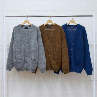 アンユーズド(UNUSED)のUNUSED 7G mohair cardigan(カーディガン)