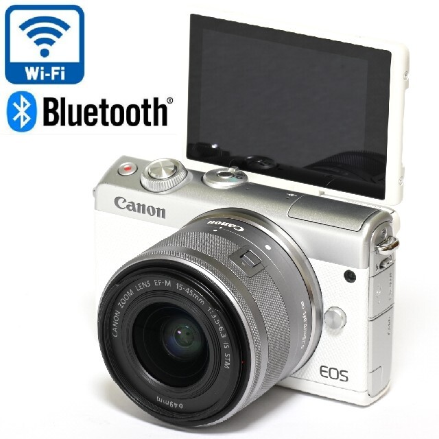 Canon eos m100 レンズキット ミラーレス 一眼 Bluetooth