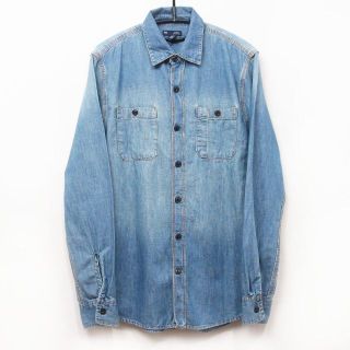 ギャップ(GAP)のGAP ギャップ クラシックフィット デニムシャツ ブルー Sサイズ(シャツ)