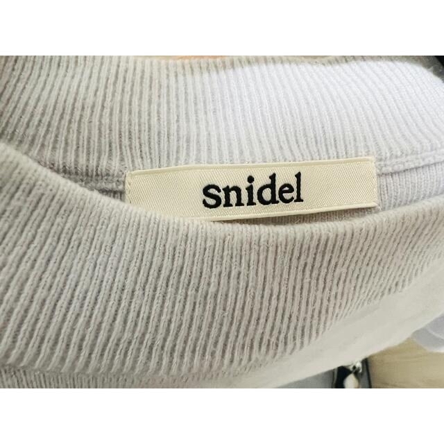 SNIDEL(スナイデル)のsnidel ノースリーブ　ニット レディースのトップス(ニット/セーター)の商品写真