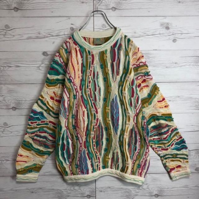 【幻の1点モノ】coogi クージー 立体 編込み 3Dニット 即完売モデル 【幻の1点モノ】coogi クージー 立体 編込み 3Dニット 即完売モデル