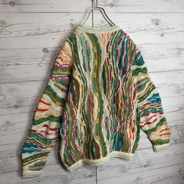 【幻の1点モノ】coogi クージー 立体 編込み 3Dニット 即完売モデル 【幻の1点モノ】coogi クージー 立体 編込み 3Dニット 即完売モデル