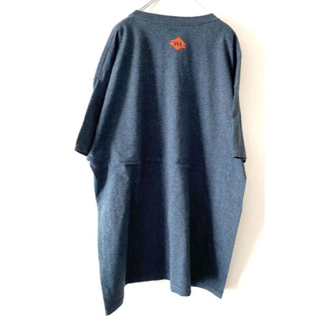 ギルダン Monbank est.1957 M Tシャツ XL グレー 古着 メンズのトップス(Tシャツ/カットソー(半袖/袖なし))の商品写真