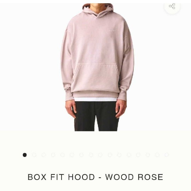 I LOVE UGLY BOX FIT FOOD WOOD ROSE 薄いピンク