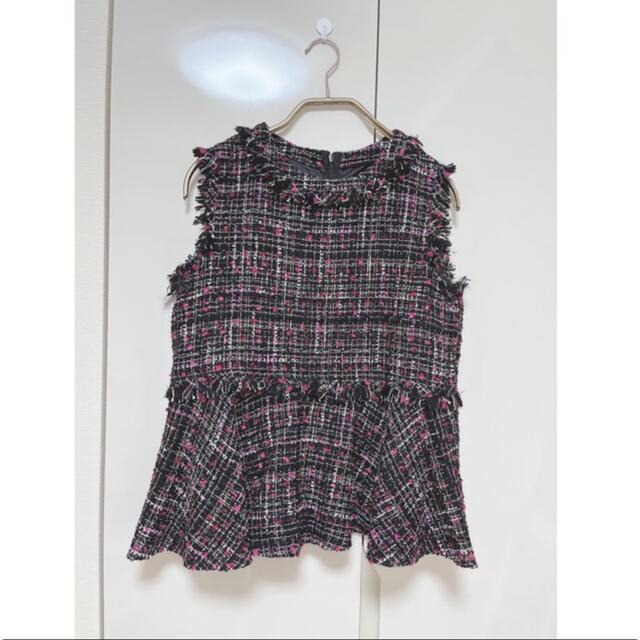 sheller オリジナルツイードトップス ピンク | hartwellspremium.com