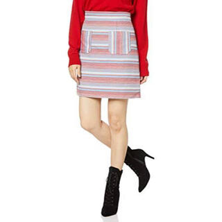 リリーブラウン(Lily Brown)の週末限定価格　新品　リリーブラウン　ジャガード台形スカート(ひざ丈スカート)