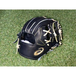最新最全の野球アシックス 硬式内野手(3121A647) 湯揉み型付け、カスタム済 未使用品