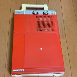 コロンビア(Columbia)の　COLUMBIA  GP-3  ポータブルレコードプレーヤー　動作確認済み(ポータブルプレーヤー)