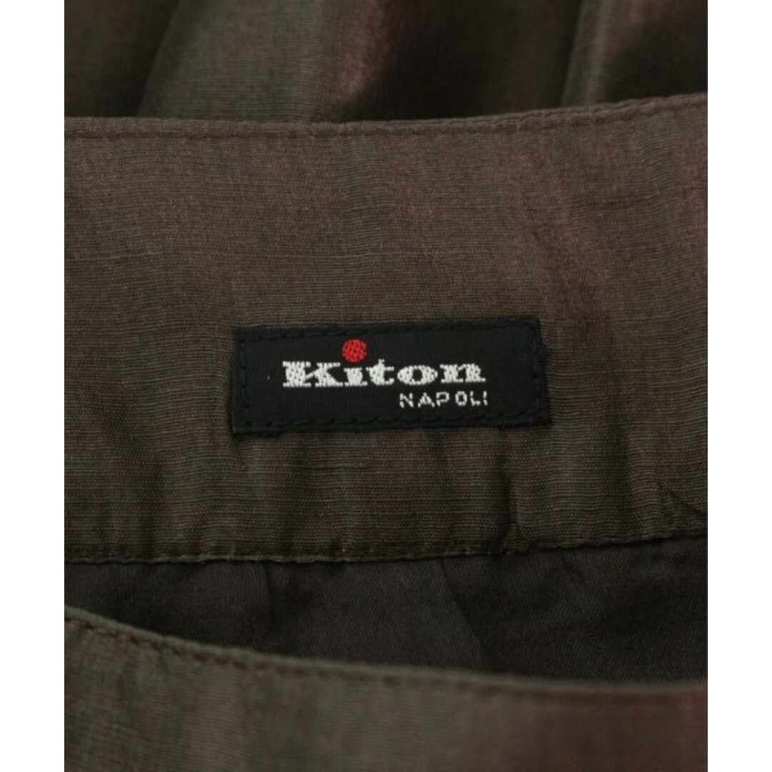 Kiton キトン ミニスカート 38(M位) 茶 - ミニスカート