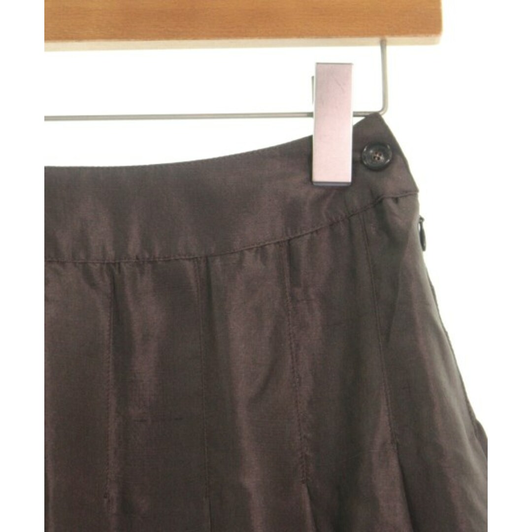 Kiton キトン ミニスカート 38(M位) 茶 - ミニスカート