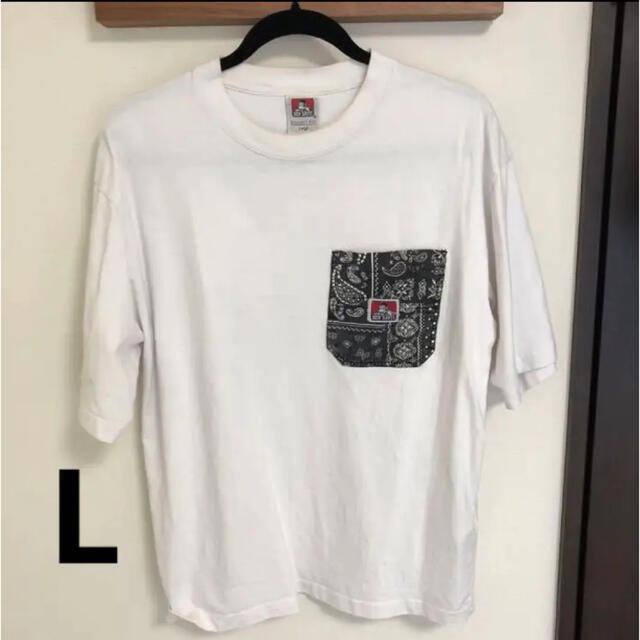 BEN DAVIS(ベンデイビス)の【定番】ベンデイビス ポケットT Lサイズ Ben Davis ペイズリー メンズのトップス(Tシャツ/カットソー(半袖/袖なし))の商品写真