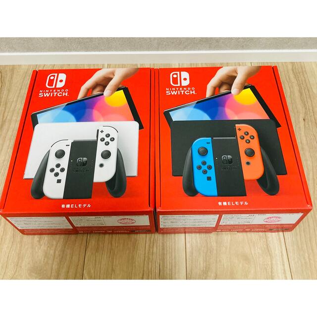 再入荷安い Nintendo Switch - Nintendo Switch 有機ELモデル×2の通販