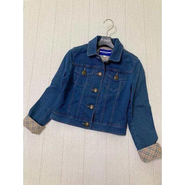かわいい新作 - LABEL BLUE BURBERRY 美品 Gジャン ストレッチ