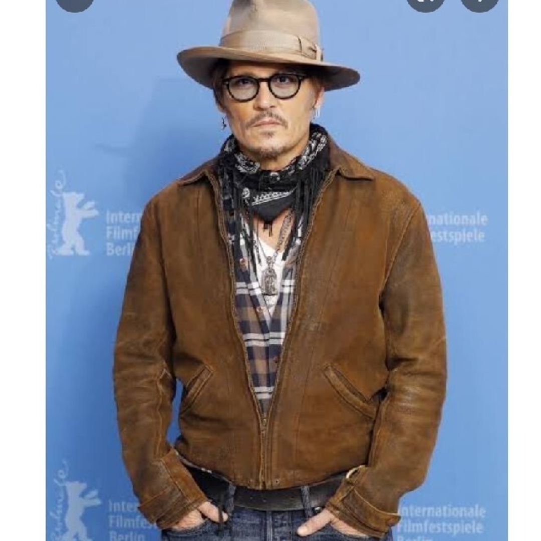 ジョニーデップ着用 LEVIS menloレザージャケットの通販 by 山 ジョニーデップ着用 LEVIS menloレザージャケットの通販 by 山