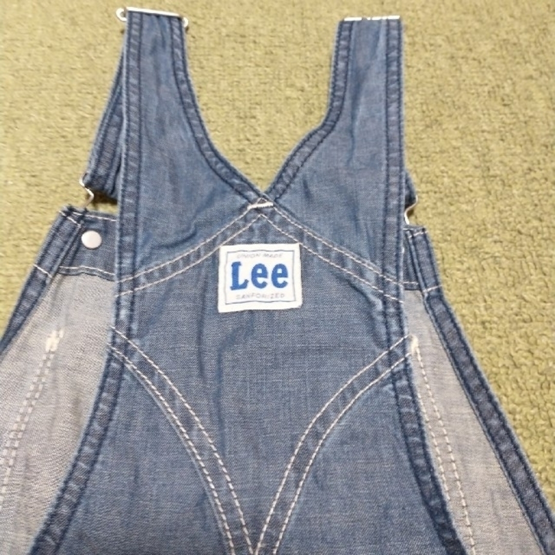 Lee(リー)の★ Lee デニム ジャンパースカート サロペット 130サイズ ★ キッズ/ベビー/マタニティのキッズ服女の子用(90cm~)(ワンピース)の商品写真