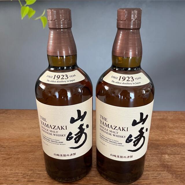 サントリー 山崎 シングルモルト ウイスキー 43度 700ml 2本 - ウイスキー