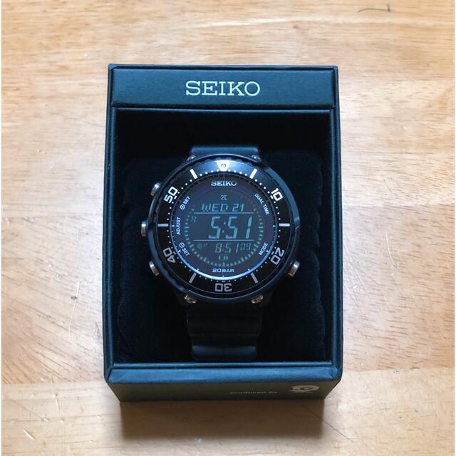史上一番安い SEIKO デジタル　ソーラー　ダイバー PROSPEX SEIKO - 腕時計(デジタル)