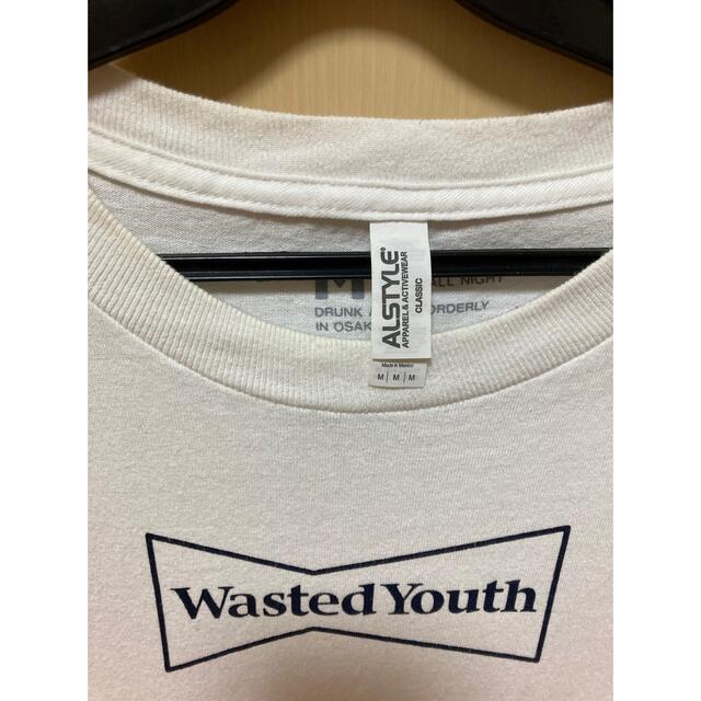 GDC(ジーディーシー)のwasted youth Tシャツ M 白 中古 メンズのトップス(Tシャツ/カットソー(半袖/袖なし))の商品写真