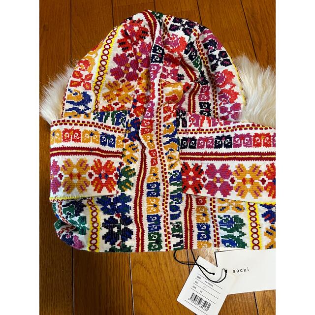 sacai - sacai 刺繍ファーネックウォーマー 新品未使用の通販 by sacai - sacai 刺繍ファーネックウォーマー 新品未使用の通販 by