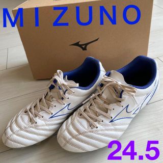 ミズノ(MIZUNO)のサッカー　24.5 スパイク　ジュニア(シューズ)