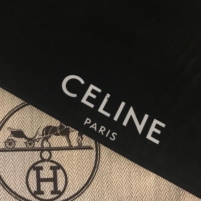 celine(セリーヌ)のCELINE NANOクロコブラックベルトバッグセリーヌ保存袋確認用 レディースのバッグ(ハンドバッグ)の商品写真