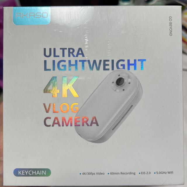 超ポイントアップ祭 AKASO CAMERA VLOG 4K WEIGHT ULTRALIGHT ビデオ ...