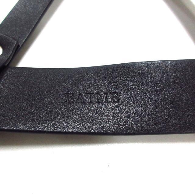 EATME(イートミー)のEATME(イートミー) ベルト - 黒×シルバー レディースのファッション小物(ベルト)の商品写真