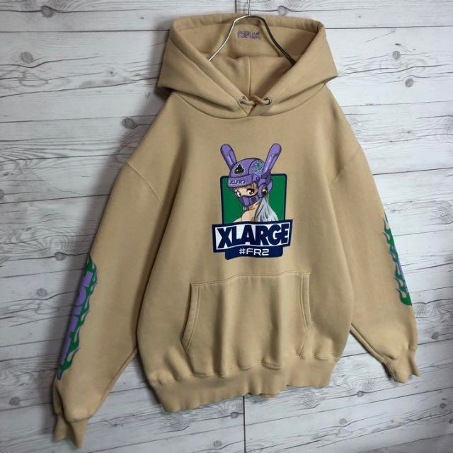 限定コラボ】 FR2 XLARGE バイクガール 入手困難 希少 パーカー