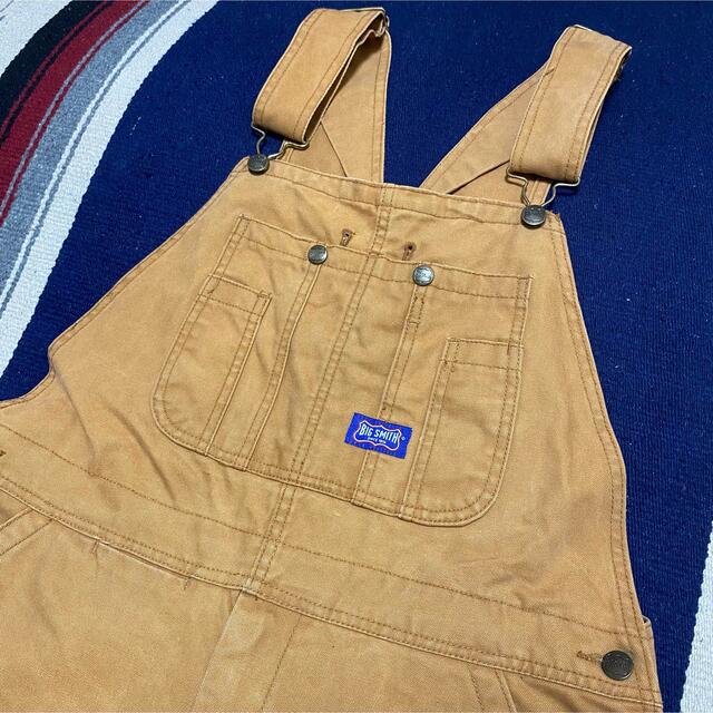 BIG SMITH(ビッグスミス)の90s 古着 ビッグスミス ロゴタグ オーバーオール サロペット バギーパンツ メンズのパンツ(サロペット/オーバーオール)の商品写真