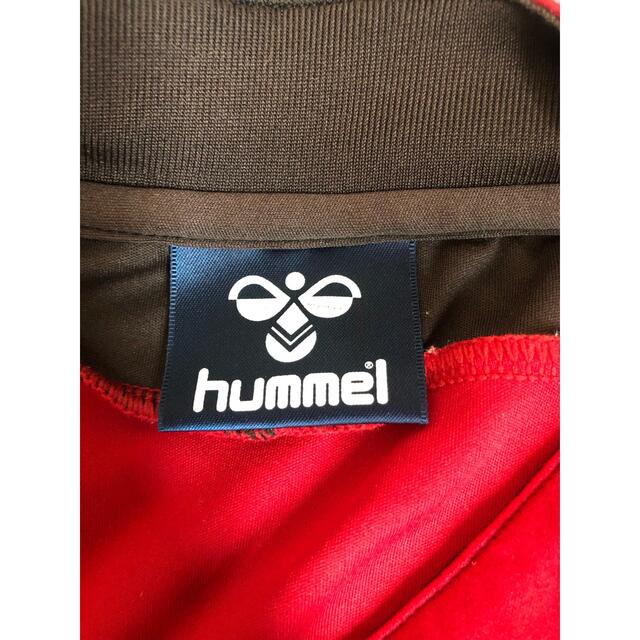 hummel(ヒュンメル)の【美品】hummel ヒュンメル　Ｓサイズ　赤レッド　練習用　ゲーム用 スポーツ/アウトドアのサッカー/フットサル(ウェア)の商品写真