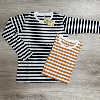 ムジルシリョウヒン(MUJI (無印良品))の無印良品　ボーダー長袖Tシャツ2点セット(Tシャツ/カットソー)