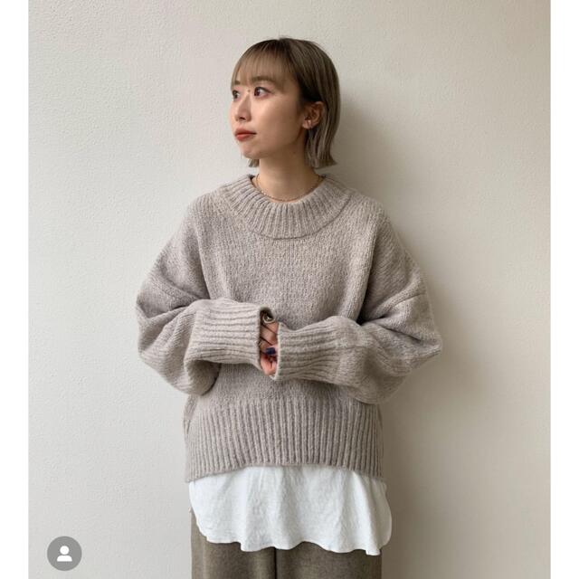 TODAYFULウールラウンドヘムニット レディース トップス mizudo.com