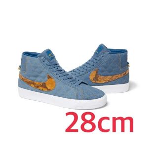 シュプリーム(Supreme)のSupreme × Nike SB Blazer Mid "Denim"28cm(スニーカー)