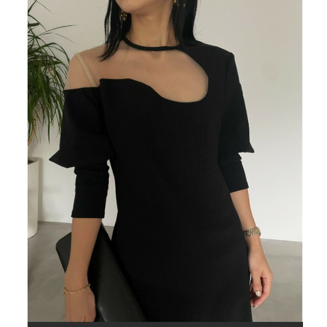 LAKE CURVE TRICOT RIB DRESS - www.labheart.org
