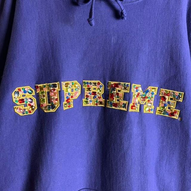 Supreme   即完売モデル シュプリーム Supreme 宝石ロゴ パーカー